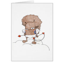 Squirrely Cupid Greeting Cards