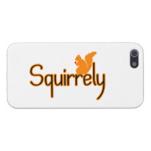 Squirrely Squirrel iPhone 5 Cases