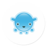 Squishies Blue Bubbo Stickers