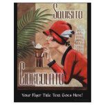 Squisito Cioccolato Italian Chocolate Woman in Red flyers