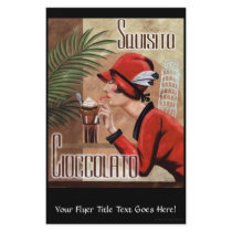 Squisito Cioccolato Italian Chocolate Woman in Red