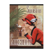Squisito Cioccolato Italian Chocolate Woman in Red