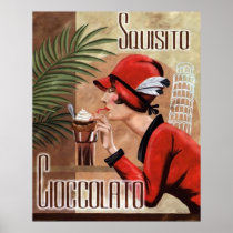 Squisito Cioccolato Italian Chocolate Woman in Red