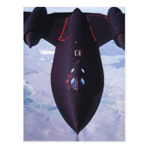 SR-71 Blackbird Post Card