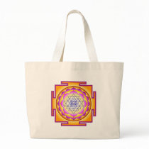 Sri Chakra Goddess Shri Lalitha Tripura Sundari Canvas Bag