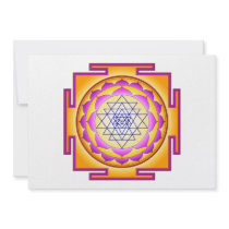 Sri Chakra Goddess Shri Lalitha Tripura Sundari Custom Invitation