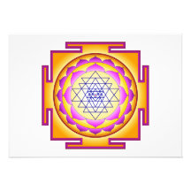 Sri Chakra Goddess Shri Lalitha Tripura Sundari Custom Invitation