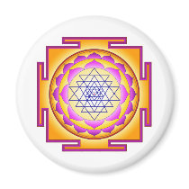 Sri Chakra Goddess Shri Lalitha Tripura Sundari Magnets