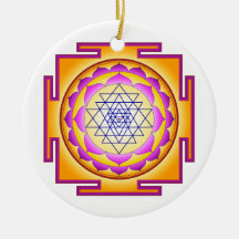 Sri Chakra Goddess Shri Lalitha Tripura Sundari Christmas Tree Ornament