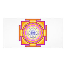 Sri Chakra Goddess Shri Lalitha Tripura Sundari Customized Photo Card