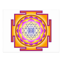 Sri Chakra Goddess Shri Lalitha Tripura Sundari Post Cards