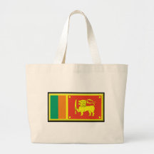 Sri Lanka Flag Canvas Bags