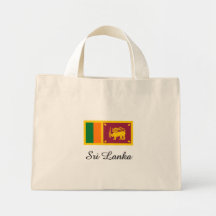 Sri Lanka Flag Design Canvas Bag