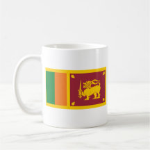 Sri Lanka Flag ~ Map Mug