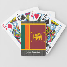 Sri Lanka Flag Playing Cards