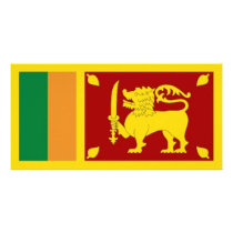 Sri Lanka National Flag Photo Greeting Card