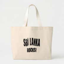 Sri Lanka Rocks! Tote Bags