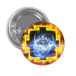 Sri Yantra mandala button