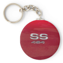 SS 454 side marker candy apple red keychains