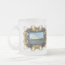 SS Constitution Vintage Ocean Liner Coffee Mugs