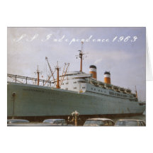SS Independence 1963 Photo Greeting Card