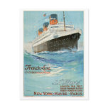 ss Paris - The French Line Postcards