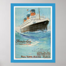 ss Paris - The French Line Posters