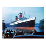 SS United States 1957 Postcard