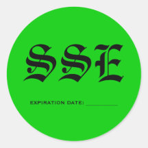 SSE, DATE D'ÉCHÉANCE : _________ ADHÉSIF