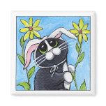 Ssh... I'm Hunting Rabbits! - Cat Magnet