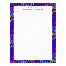 SsParade Divine Blues Letterhead Template