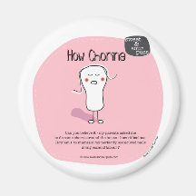 SSPG460How Choring Sweet and Sour Puss Fridge Magnet