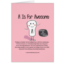 SSPG81-'A' Is For Awesome Sweet and Sour Puss Card