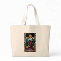 St Agnes of Rome, holding lamb and palm leaf Bag
