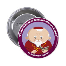 St Alphonsus Liguori Button