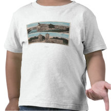 St. Augustine, FL - View of Ft. Marion & City Tee Shirt