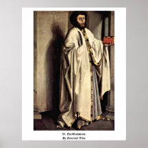 St Bartholomew par Konrad Witz Affiches