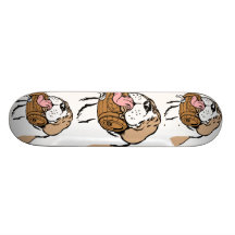 St. Bernard Keg Dog Skate Deck