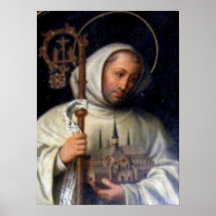 St. Bernard of Clairvaux Affiche