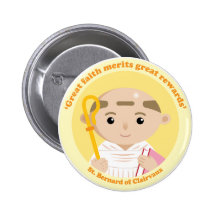 St. Bernard of Clairvaux Buttons