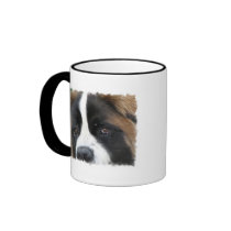 St Bernard Puppies Ceramic Coffee Mug