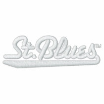 St Blues embroidered polo - Black