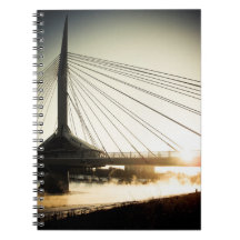 St. Boniface Bridge at Sunrise 01 Notebook
