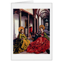 St.Catherine et Mary Magdalene par Konrad Witz Cartes De Vœux