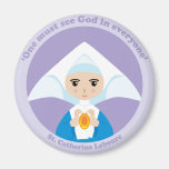 St. Catherine Laboure Fridge Magnet