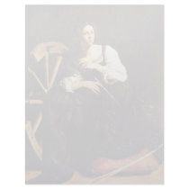 St. Catherine Of Alexandria By Michelangelo Merisi Customized Letterhead