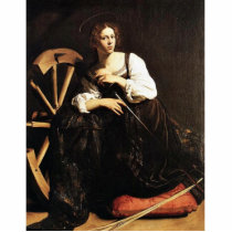 St. Catherine Of Alexandria By Michelangelo Merisi Photo Cutout