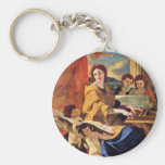 St. Cecilia By Poussin Nicolas (Best Quality) Keychain