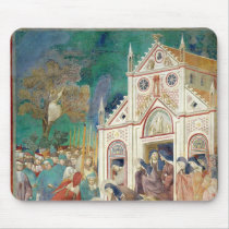 St. Clare Embraces the Body of St. Francis Mousepads