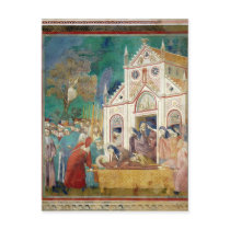 St. Clare Embraces the Body of St. Francis Post Cards